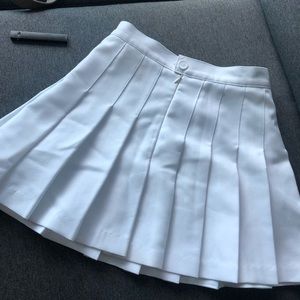 American apparel skater skirt white